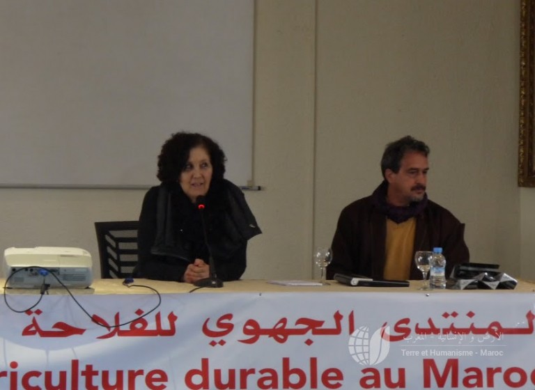 Témoignage de Fettouma Benabdenbi, présidente fondatrice de THM, au forum régional de l'agriculture durable.