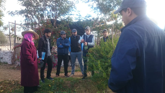 VISITE DE L'ASSOCIATION AJYAL SANHAJA. JANVIER 2019