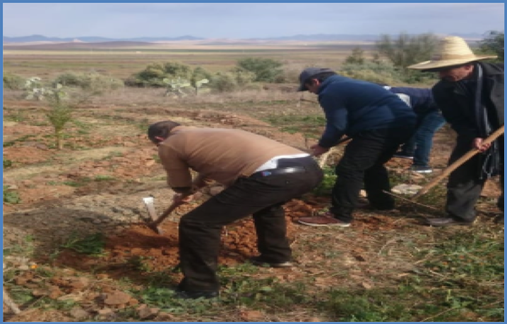 VISITE DE L'ASSOCIATION AJYAL SANHAJA. JANVIER 2019