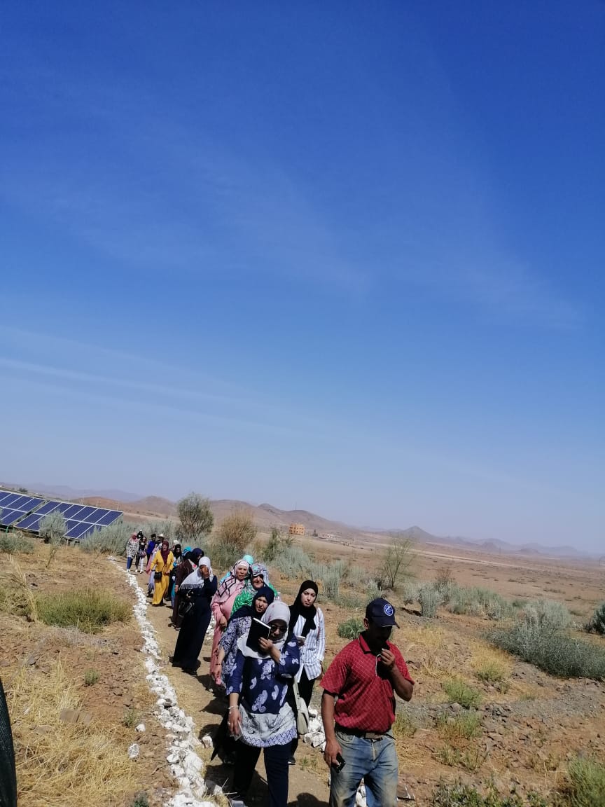 Visite de Femmes productrices de Safran au CIPA-Pierre Rabhi Septembre 2019