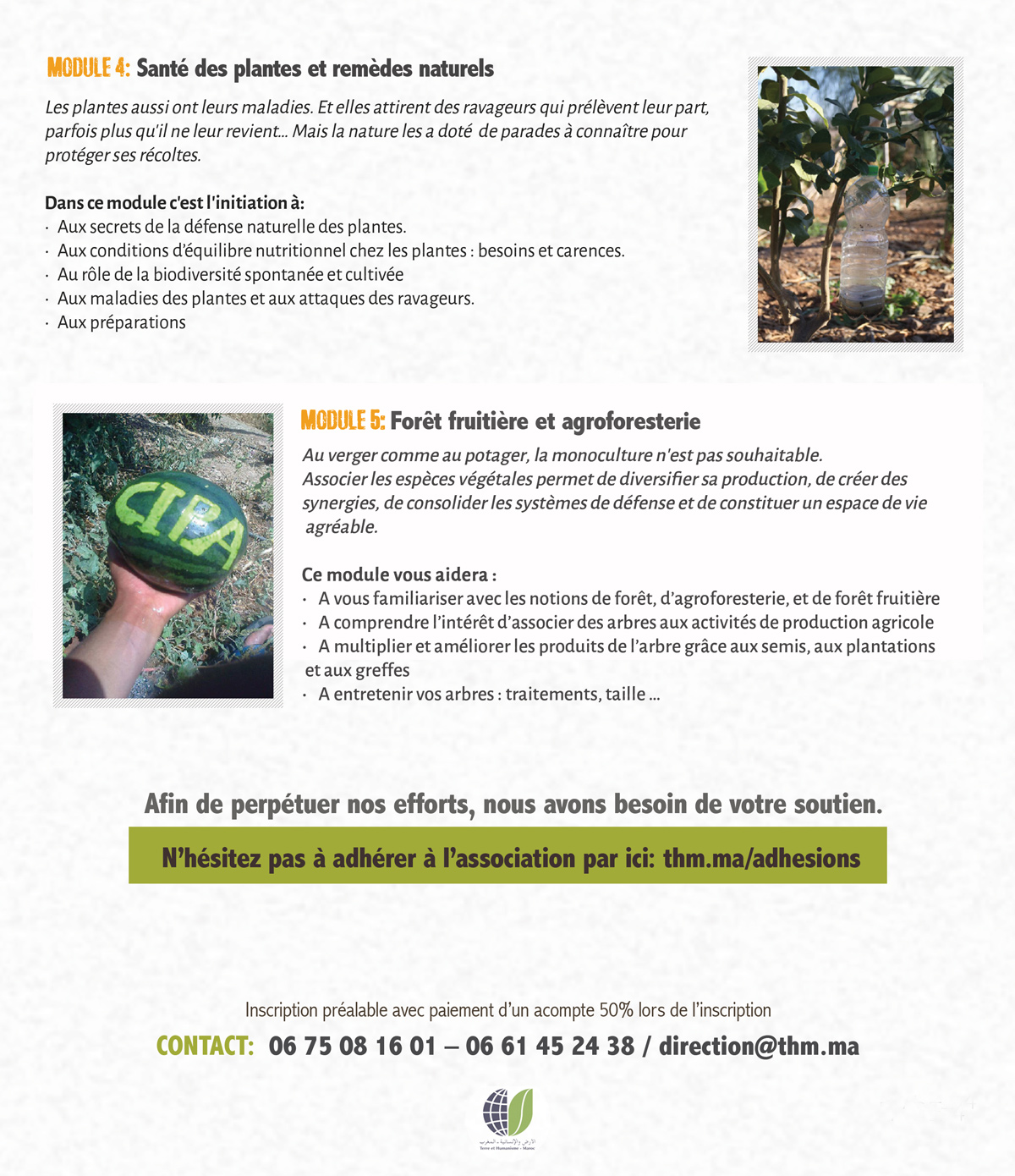 Affiche Semaine Agroecologique au cipa pierre rabhi