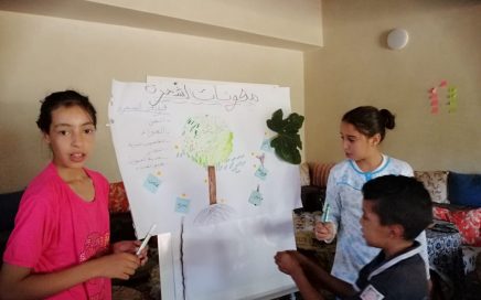Atelier Initiation au jardin potager pour le enfants du Douar Skoura