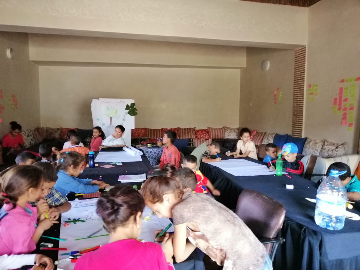 Atelier Initiation au jardin potager pour le enfants du Douar Skoura