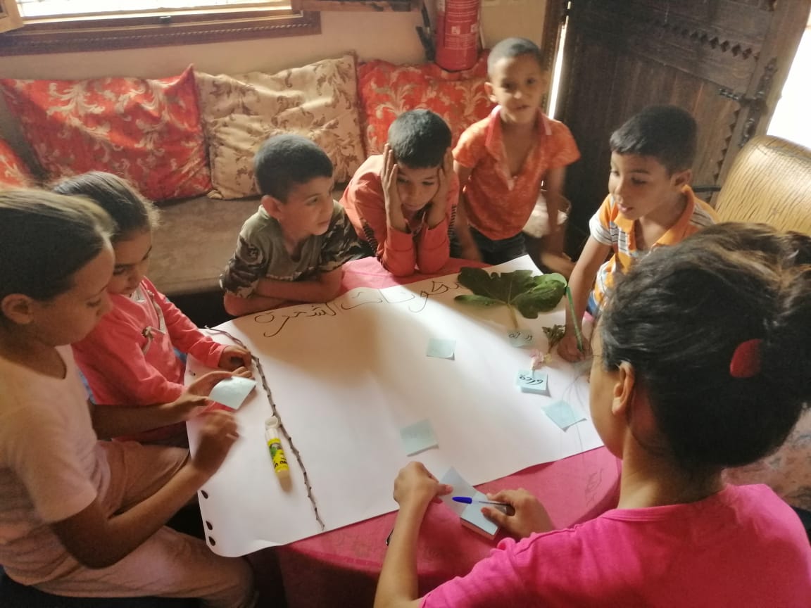 Atelier Initiation au jardin potager pour le enfants du Douar Skoura