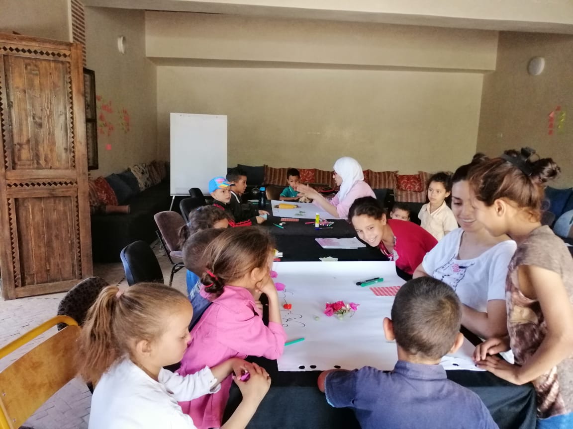 Atelier Initiation au jardin potager pour le enfants du Douar Skoura